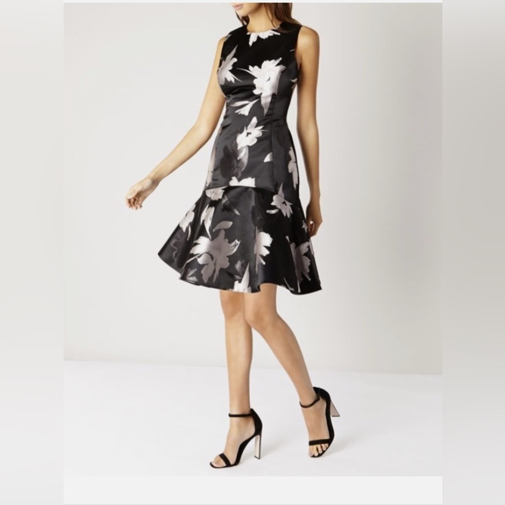 Coast Burford Jacquard Beatrix Dress Size 8